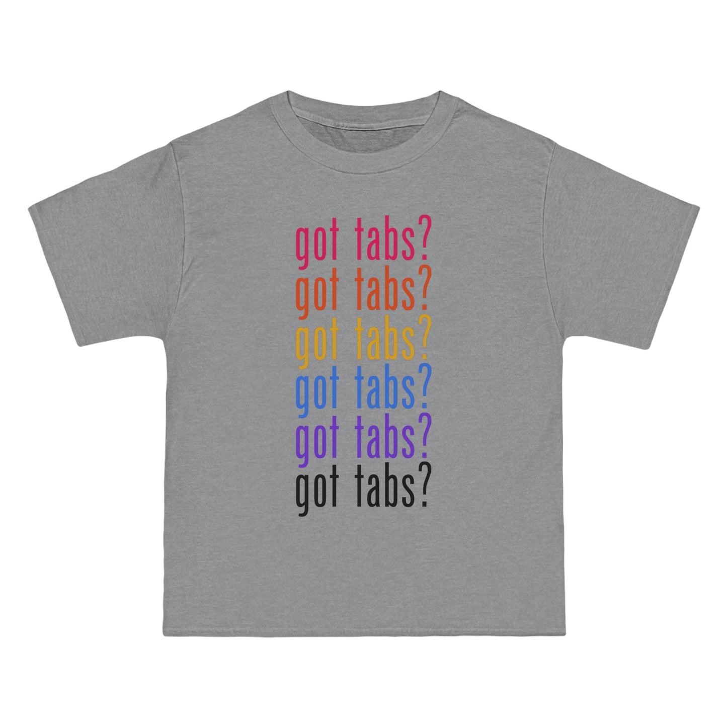 "Got Tabs?" Big & Tall Guitarist T-Shirt | Humorous Musician Apparel | Plus Size Music Tees for Guitar Players
