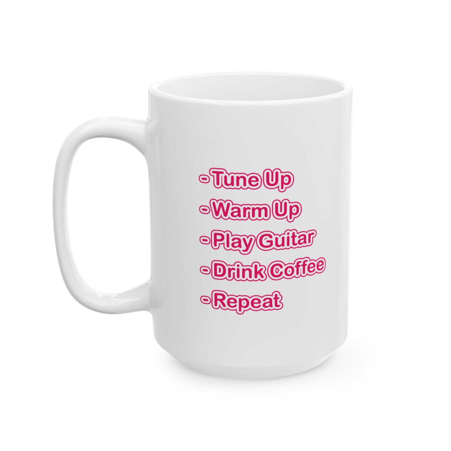 Keramiktasse „You Need To Practice“ | Lustige Haushaltswaren | Kaffeetasse für Gitarristen | Originelle Geschenke für Jazzmusiker