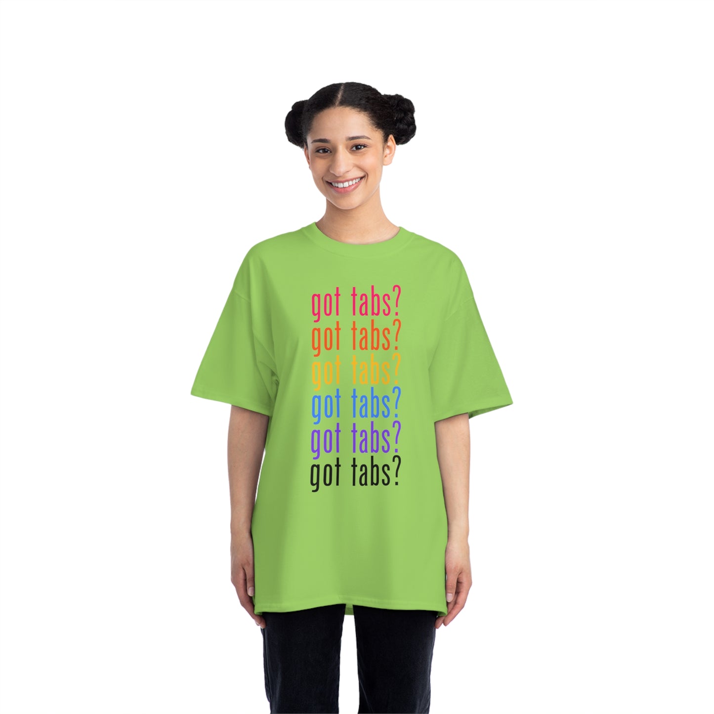 "Got Tabs?" Big & Tall Guitarist T-Shirt | Humorous Musician Apparel | Plus Size Music Tees for Guitar Players