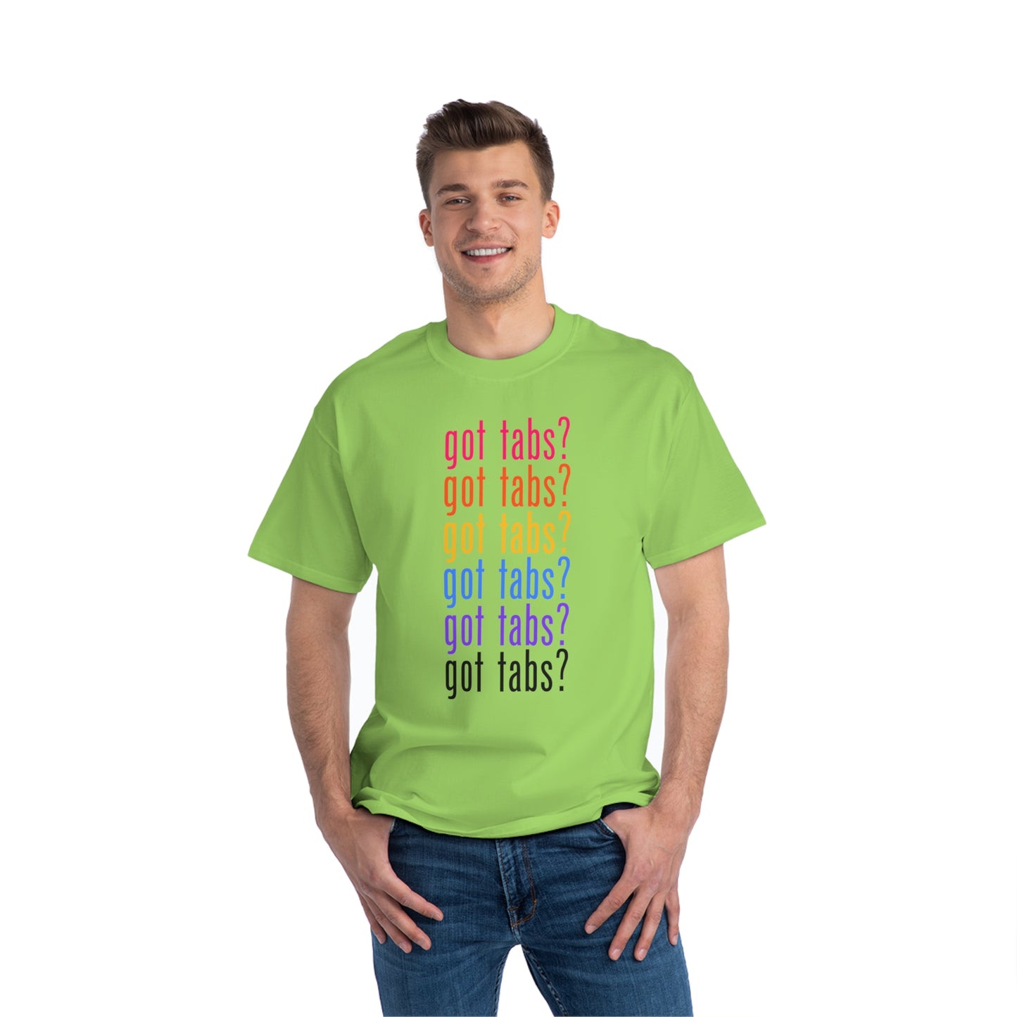"Got Tabs?" Big & Tall Guitarist T-Shirt | Humorous Musician Apparel | Plus Size Music Tees for Guitar Players