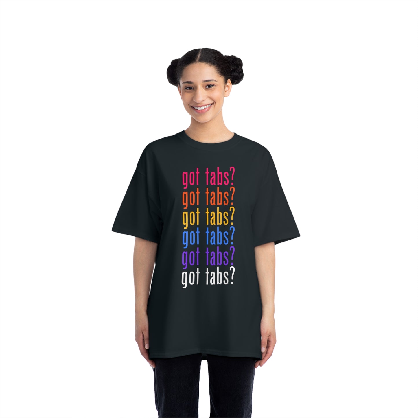 "Got Tabs?" Big & Tall Guitarist T-Shirt | Humorous Musician Apparel | Plus Size Music Tees for Guitar Players