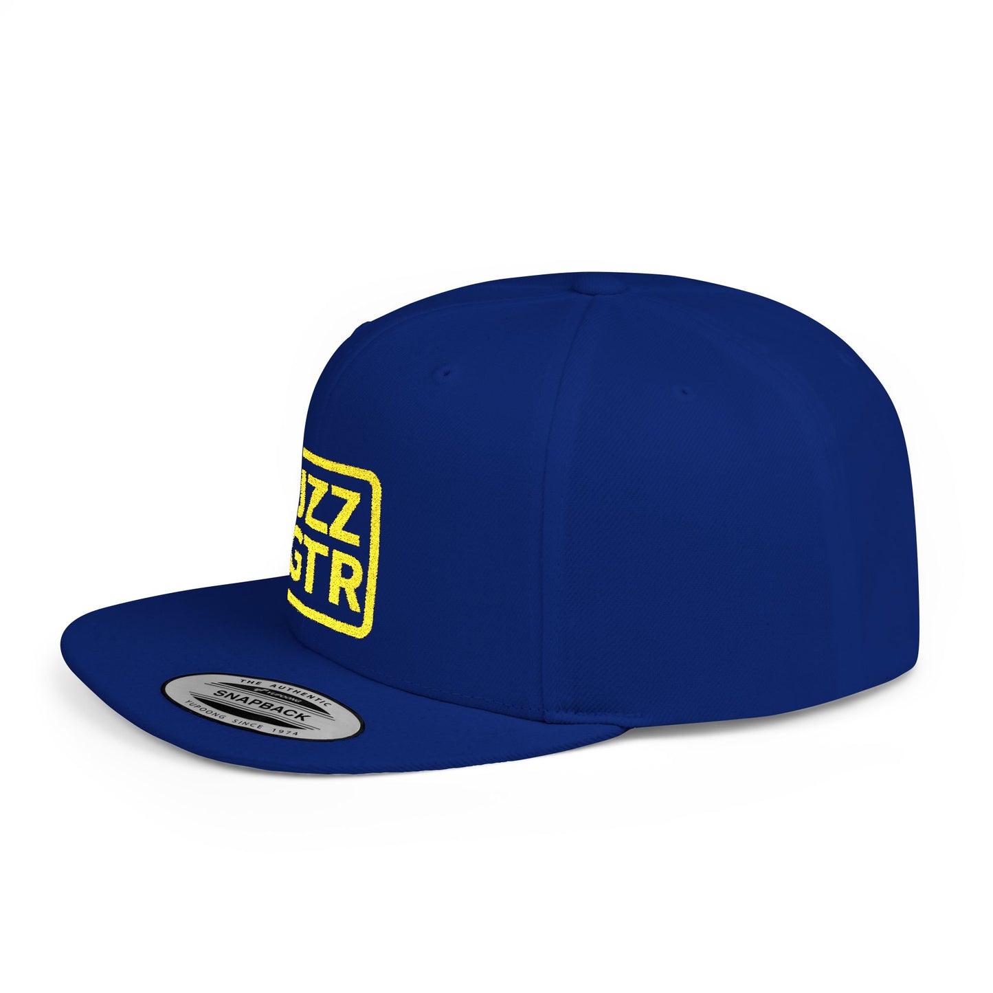 Yellow Embroidered JZZ GTR® Snapback Hat, Trendy Snapback Cap, Casual Gift for Jazz Lovers and Jazz Guitarists