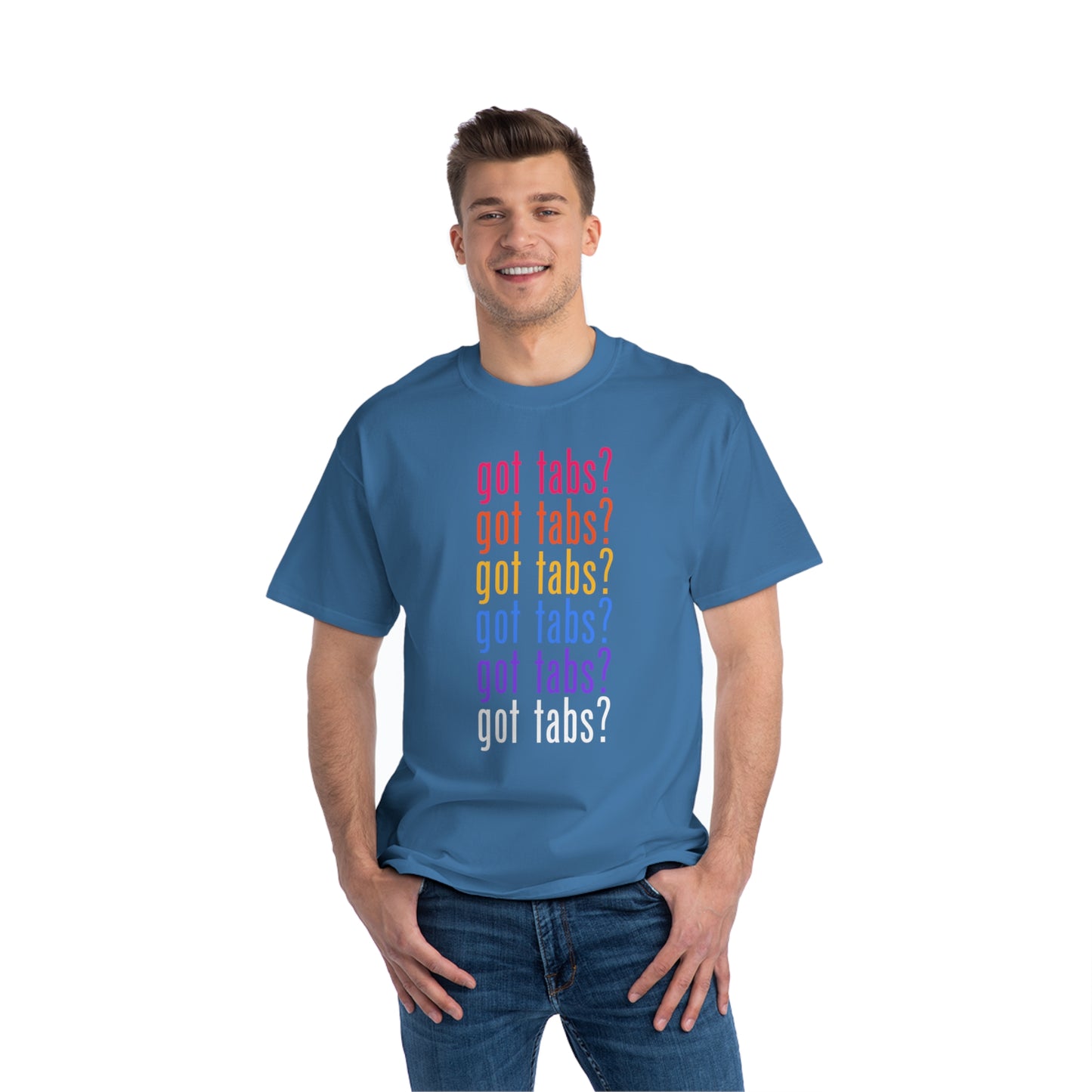 "Got Tabs?" Big & Tall Guitarist T-Shirt | Humorous Musician Apparel | Plus Size Music Tees for Guitar Players