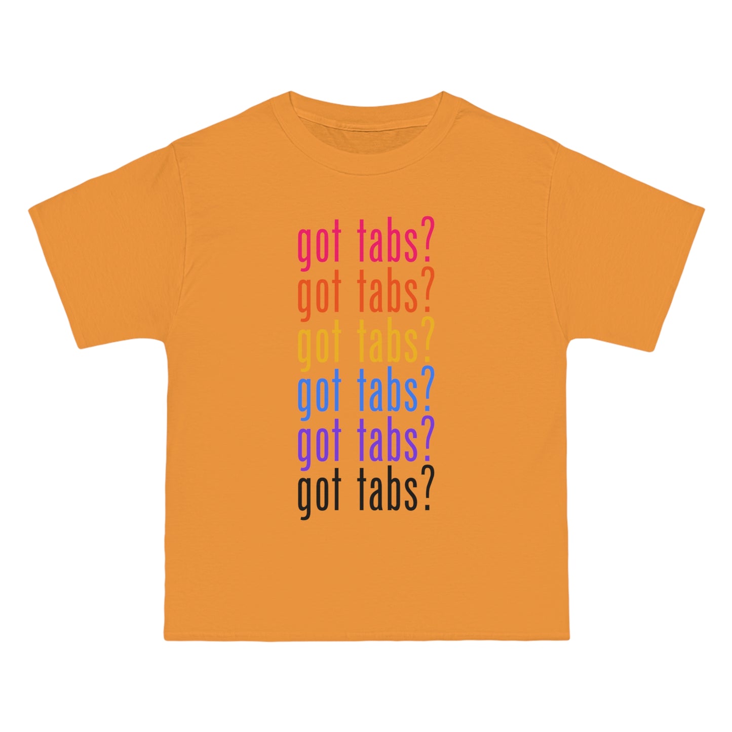 "Got Tabs?" Big & Tall Guitarist T-Shirt | Humorous Musician Apparel | Plus Size Music Tees for Guitar Players