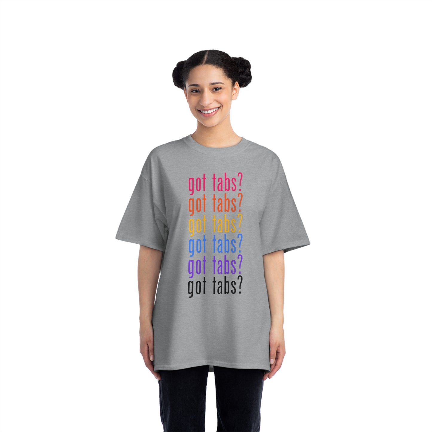 "Got Tabs?" Big & Tall Guitarist T-Shirt | Humorous Musician Apparel | Plus Size Music Tees for Guitar Players