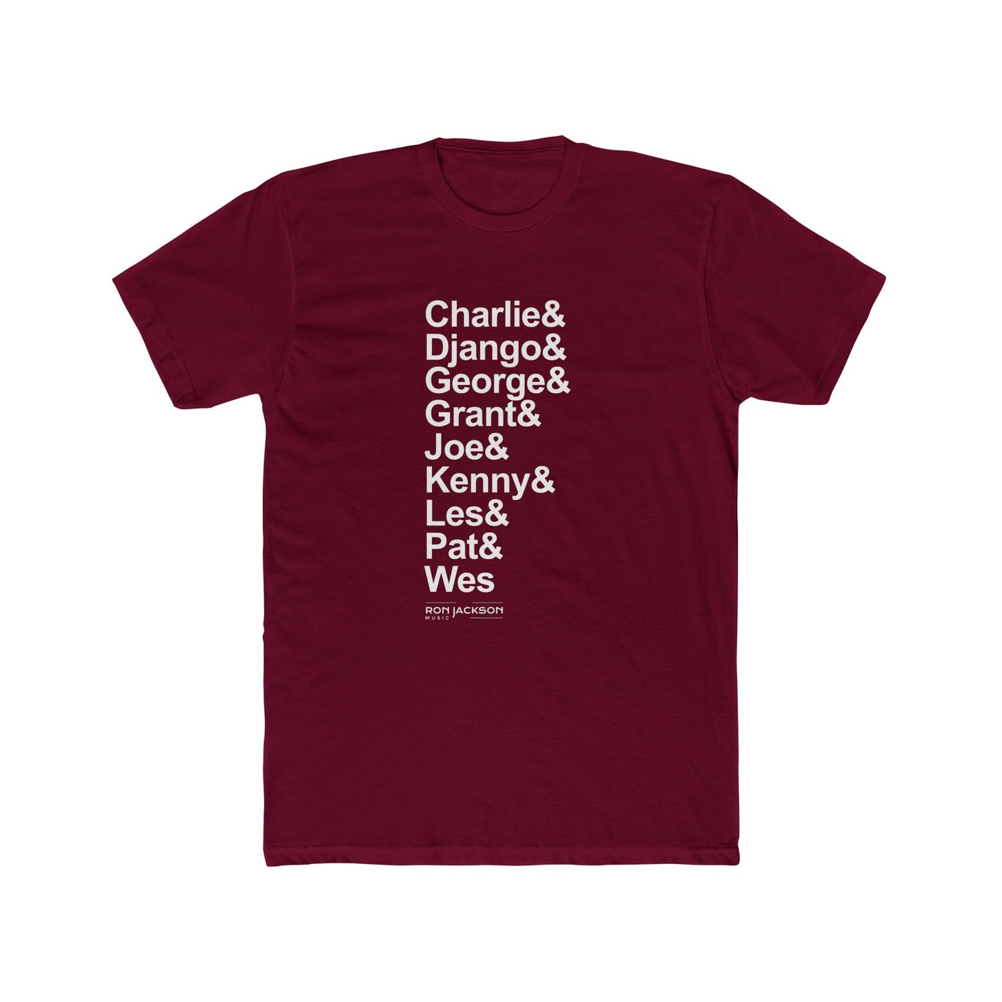 6 String Jazz Guitar Heroes Tee Shirt