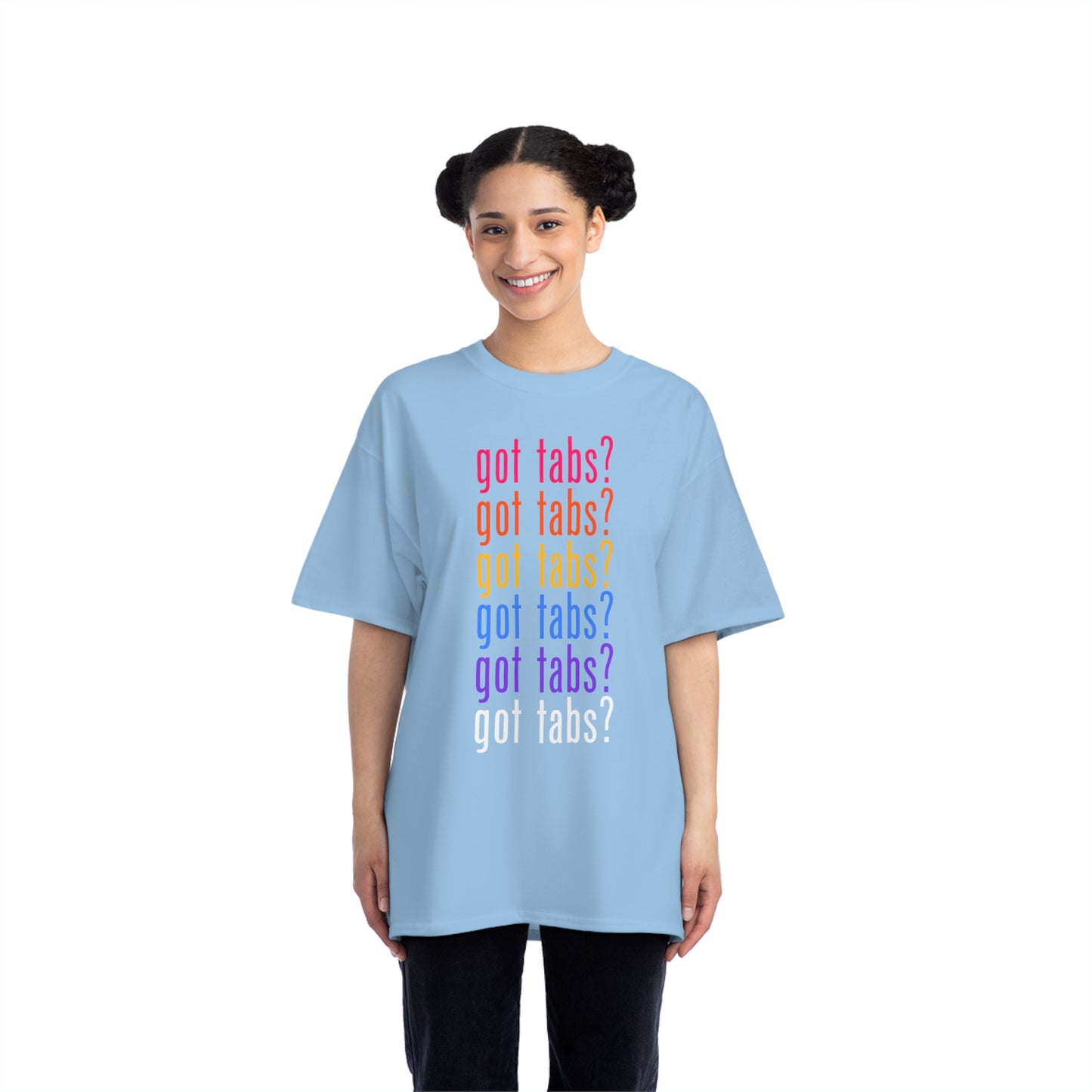 "Got Tabs?" Big & Tall Guitarist T-Shirt | Humorous Musician Apparel | Plus Size Music Tees for Guitar Players