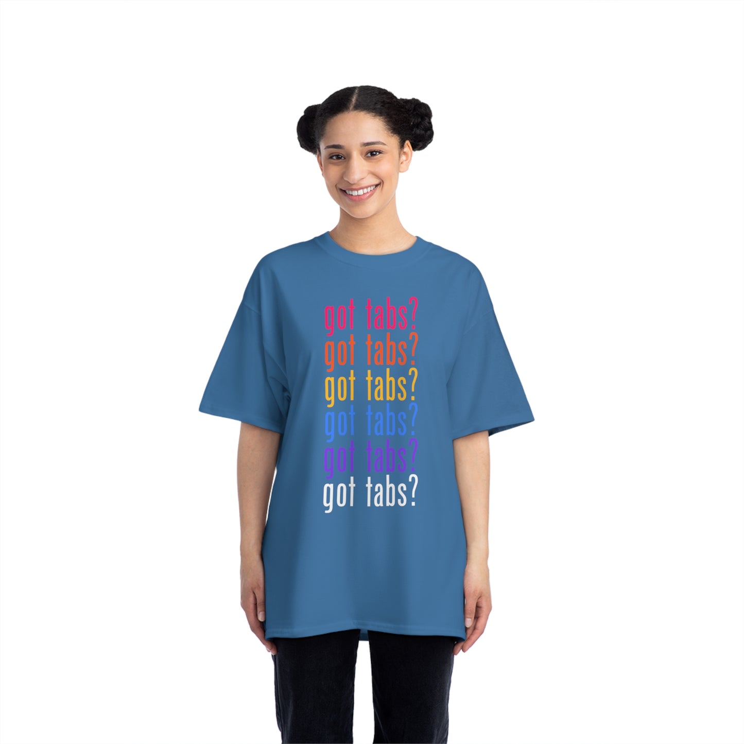 "Got Tabs?" Big & Tall Guitarist T-Shirt | Humorous Musician Apparel | Plus Size Music Tees for Guitar Players