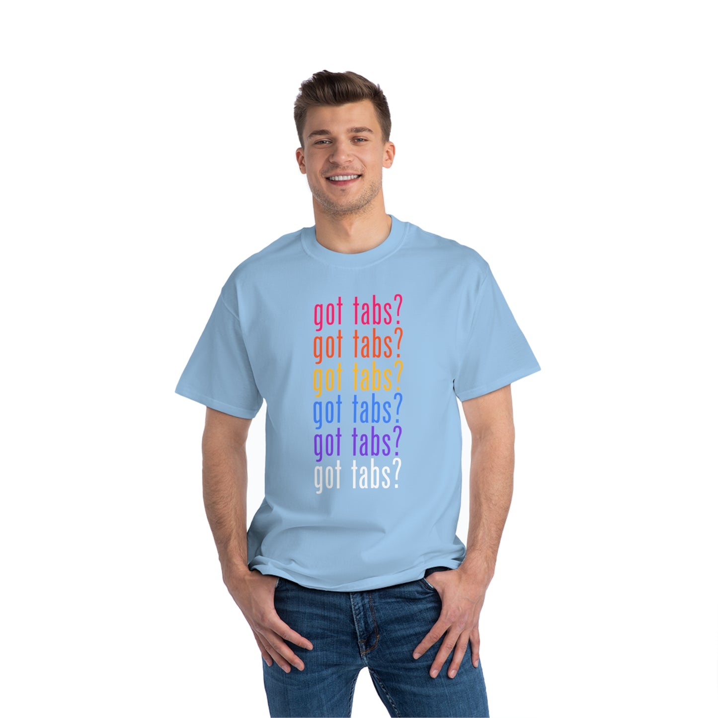 "Got Tabs?" Big & Tall Guitarist T-Shirt | Humorous Musician Apparel | Plus Size Music Tees for Guitar Players