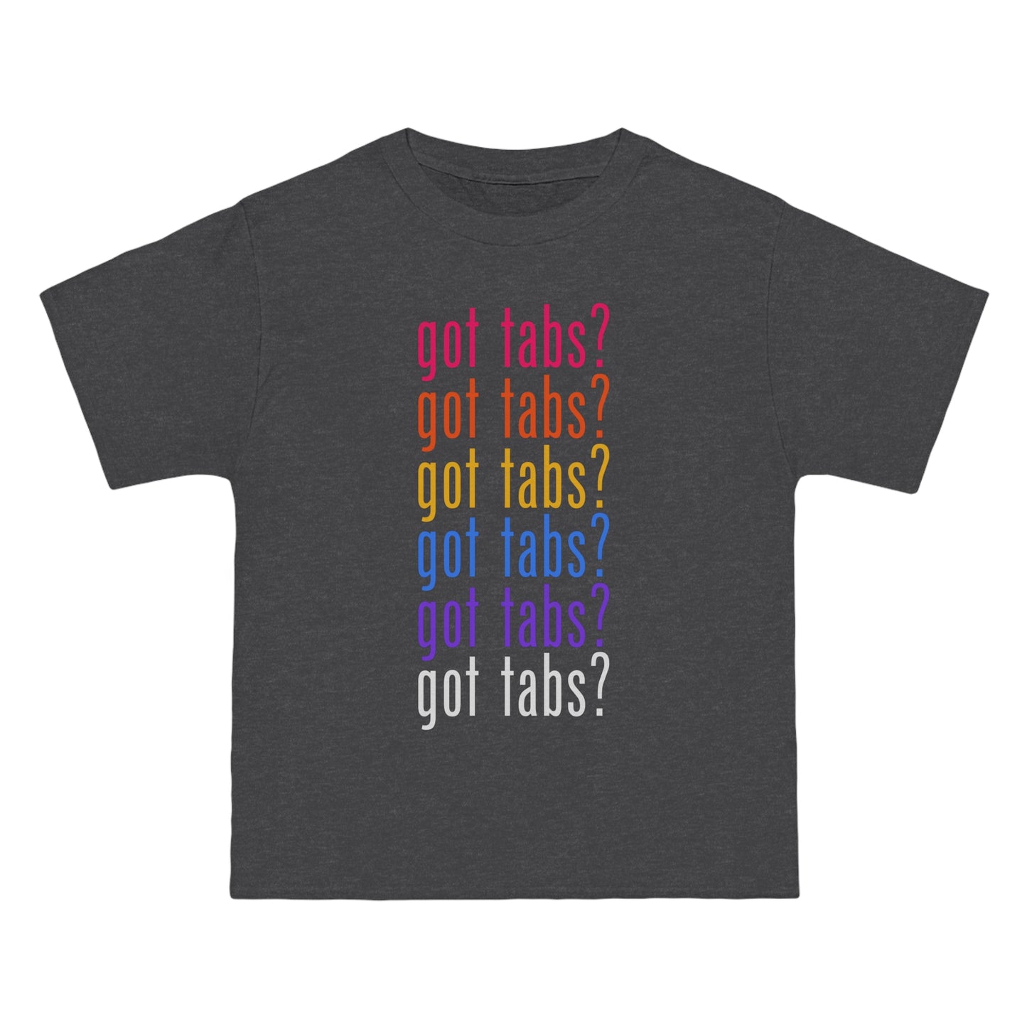 "Got Tabs?" Big & Tall Guitarist T-Shirt | Humorous Musician Apparel | Plus Size Music Tees for Guitar Players