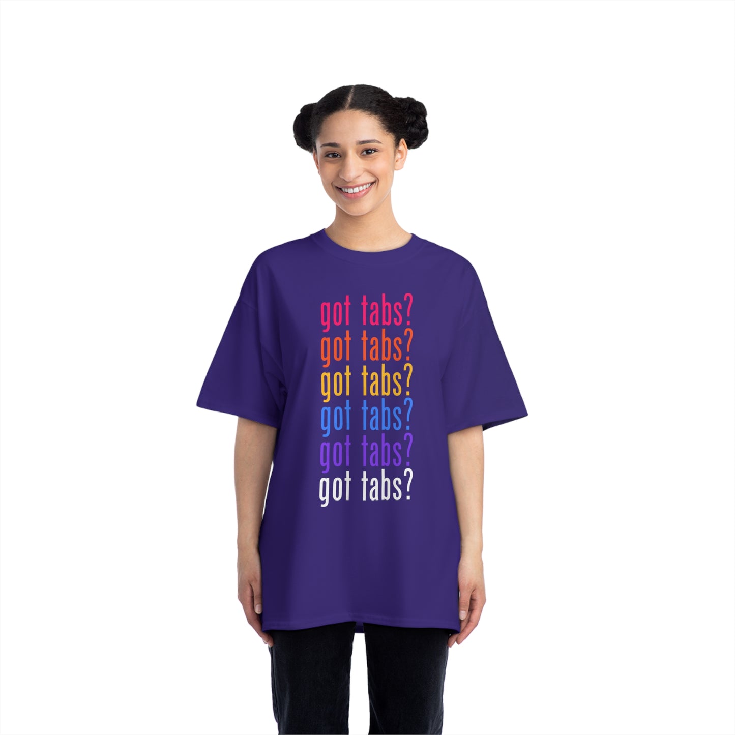 "Got Tabs?" Big & Tall Guitarist T-Shirt | Humorous Musician Apparel | Plus Size Music Tees for Guitar Players