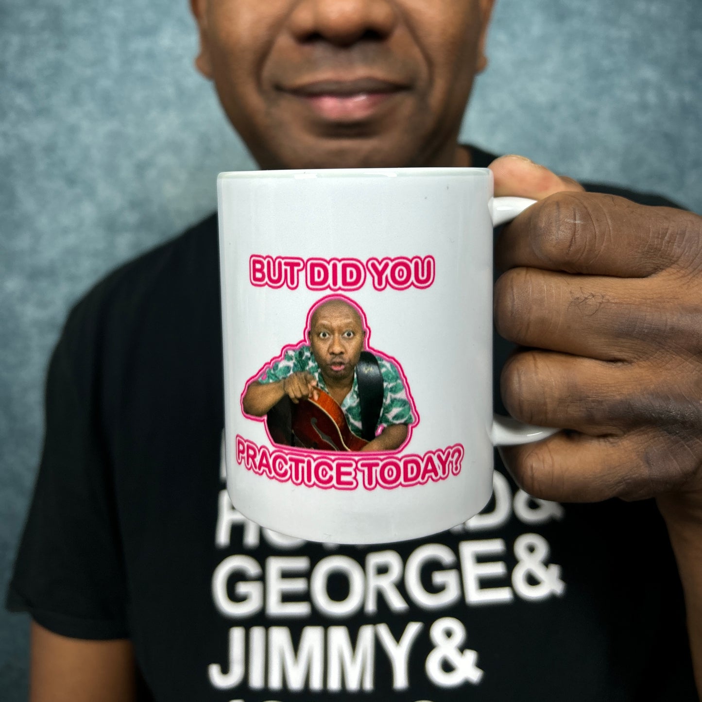 You Need To Practice Ceramic Mug | Funny Home Goods | Coffee Cup for Guitarists | Novelty Gifts for Jazz Musicians