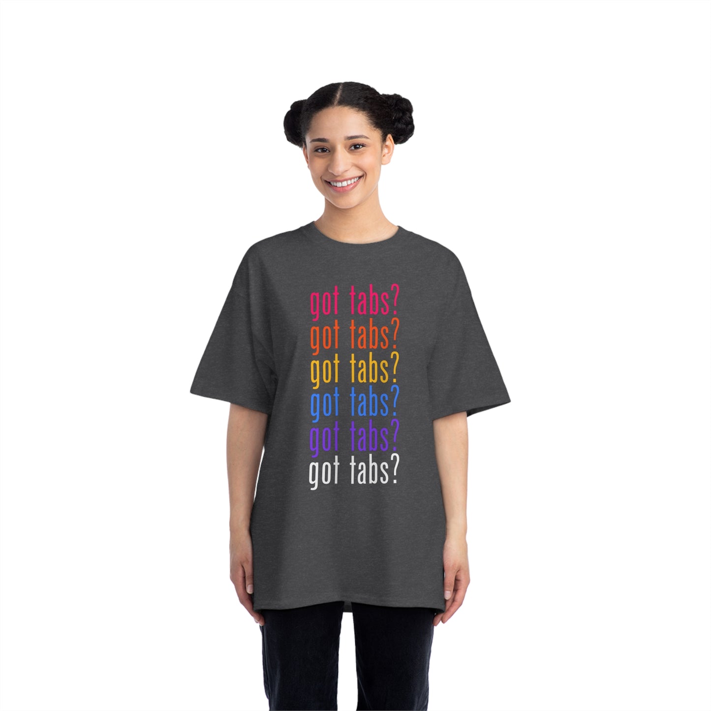 "Got Tabs?" Big & Tall Guitarist T-Shirt | Humorous Musician Apparel | Plus Size Music Tees for Guitar Players