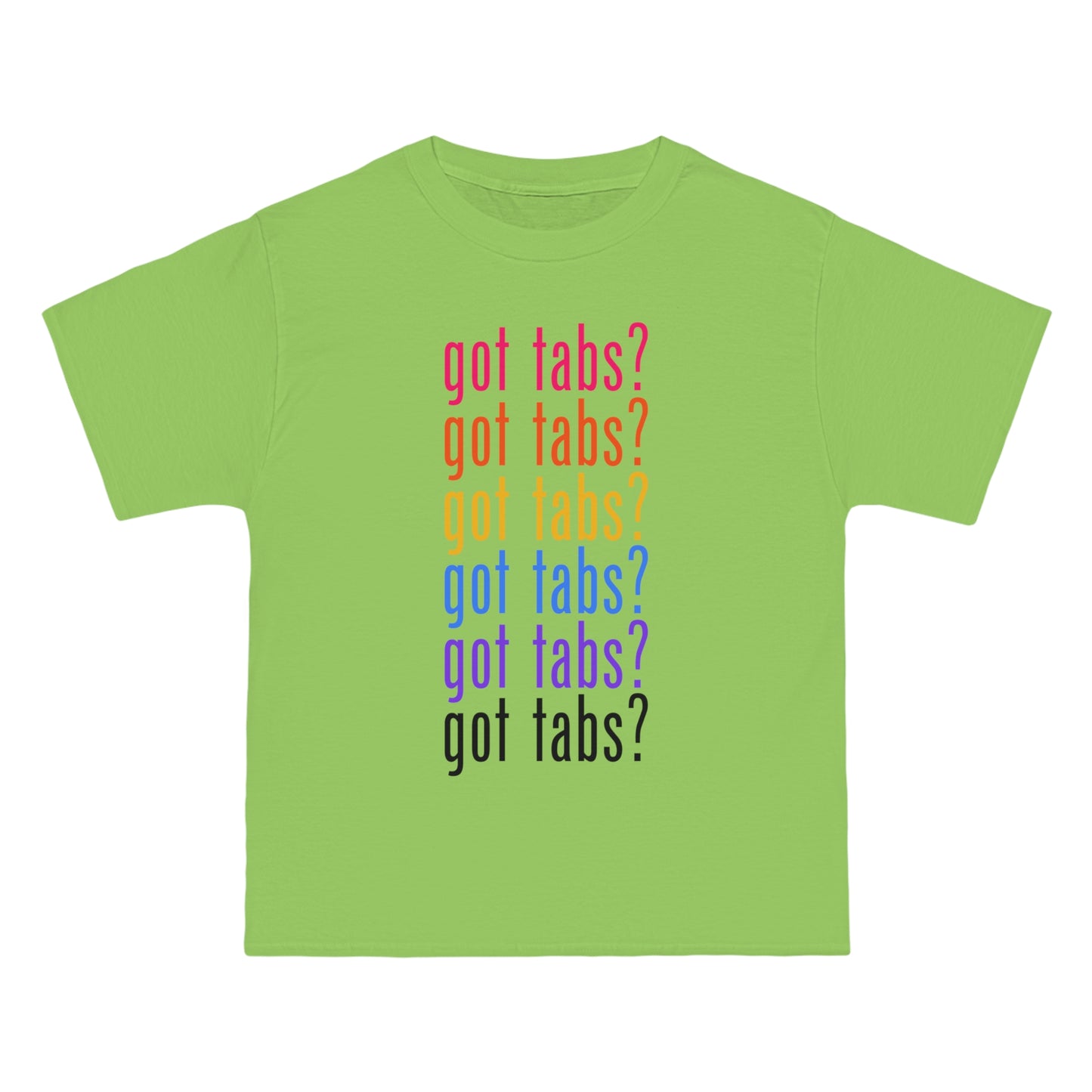 "Got Tabs?" Big & Tall Guitarist T-Shirt | Humorous Musician Apparel | Plus Size Music Tees for Guitar Players