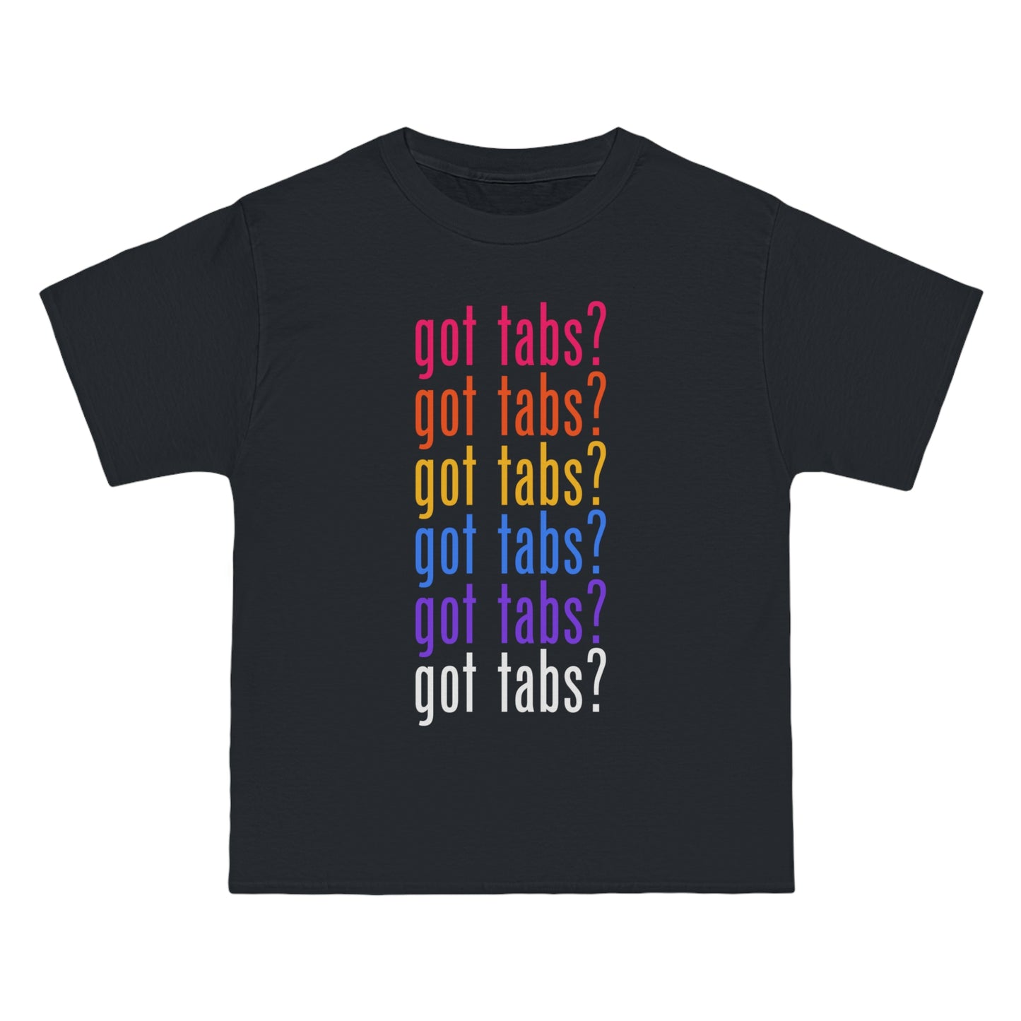 "Got Tabs?" Big & Tall Guitarist T-Shirt | Humorous Musician Apparel | Plus Size Music Tees for Guitar Players