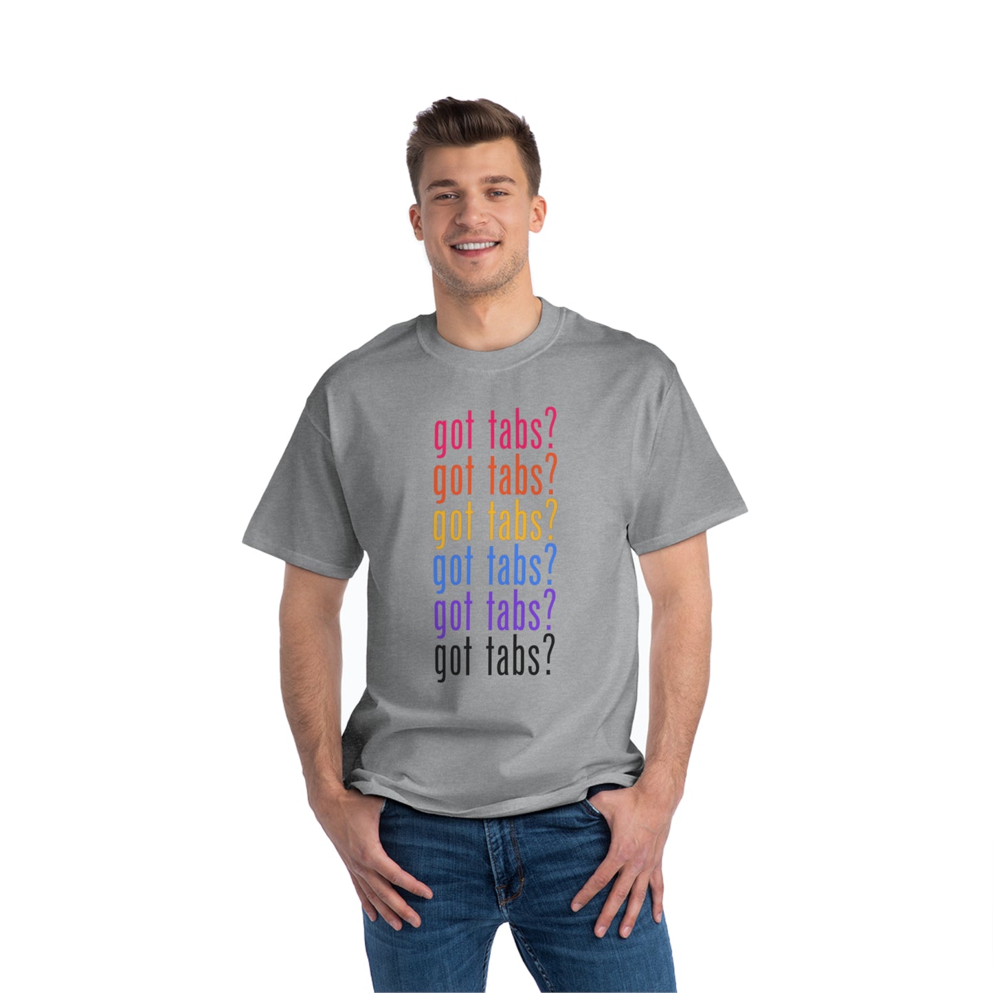 "Got Tabs?" Big & Tall Guitarist T-Shirt | Humorous Musician Apparel | Plus Size Music Tees for Guitar Players