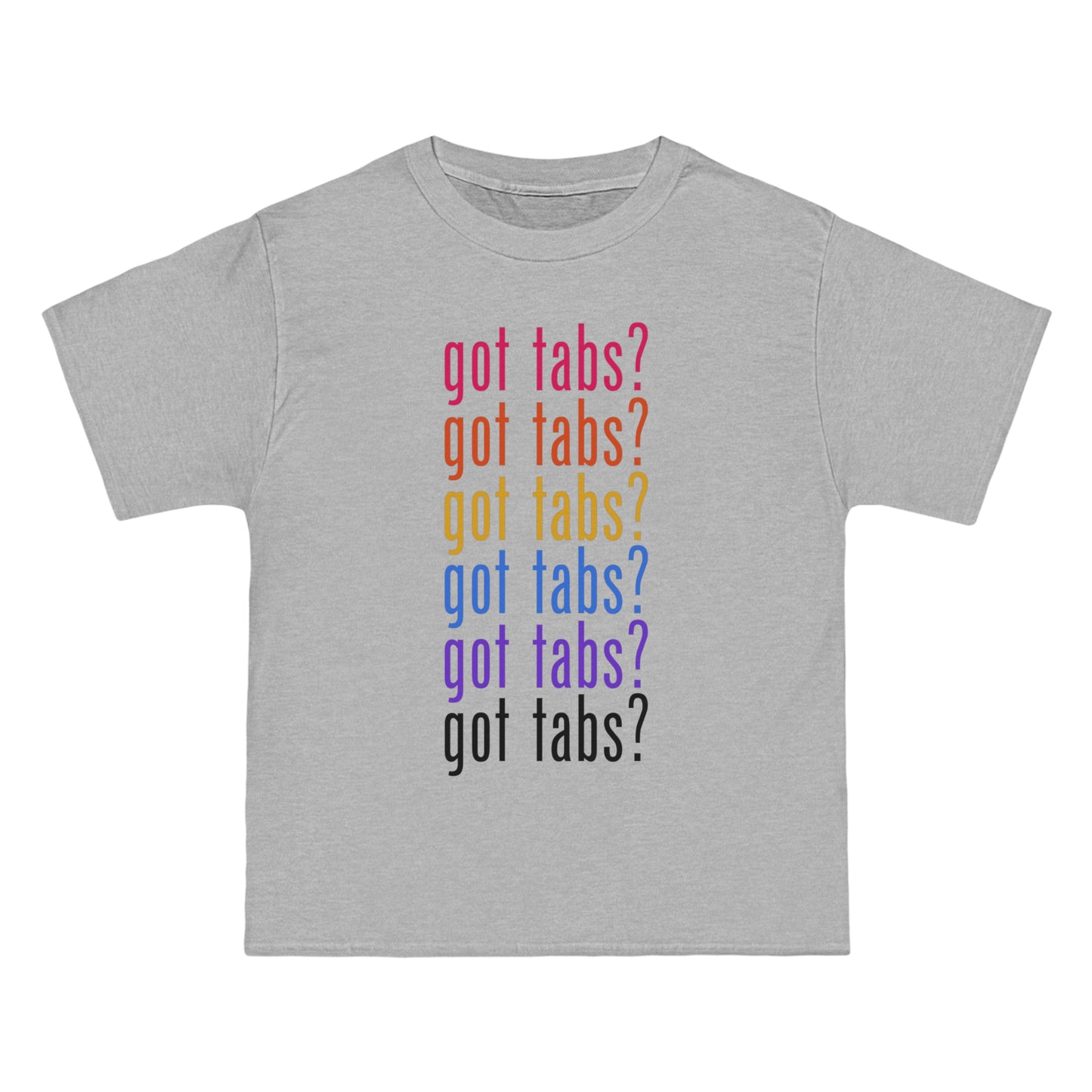 "Got Tabs?" Big & Tall Guitarist T-Shirt | Humorous Musician Apparel | Plus Size Music Tees for Guitar Players