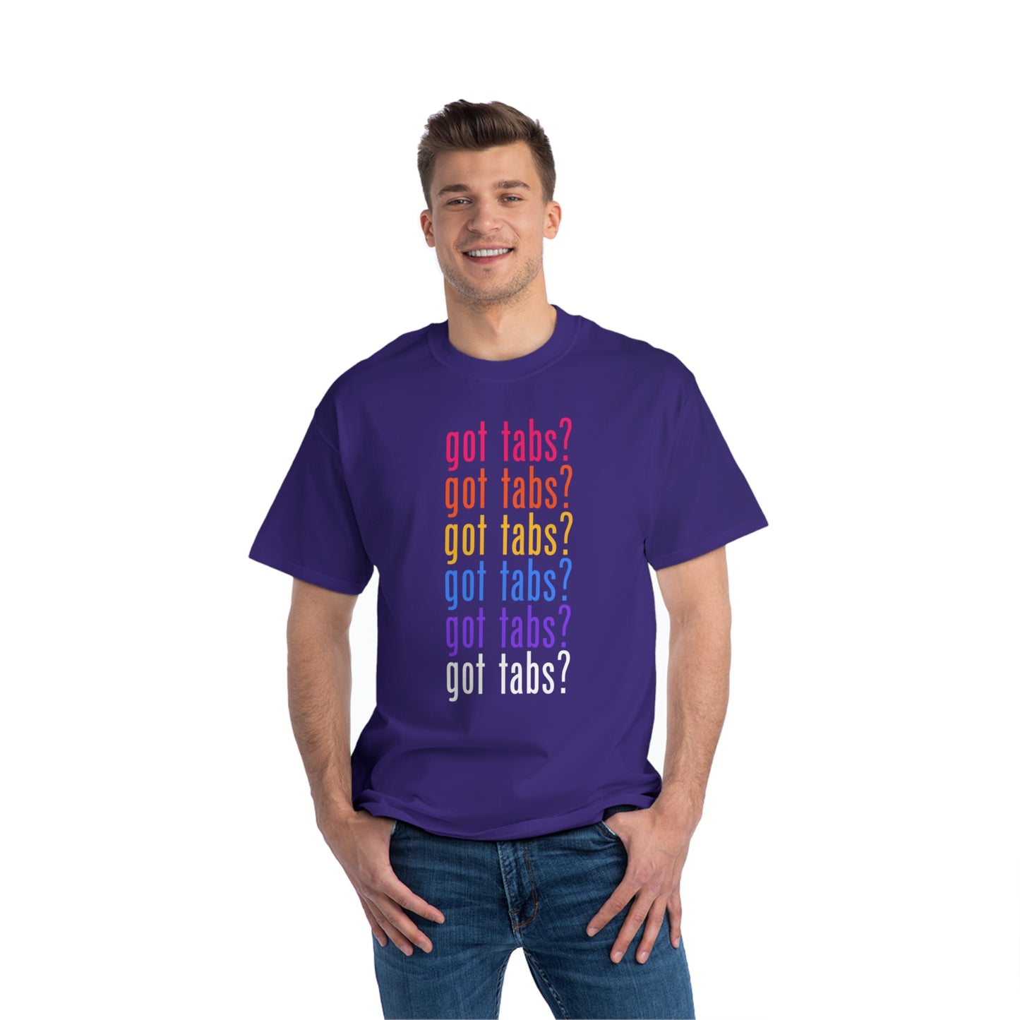 "Got Tabs?" Big & Tall Guitarist T-Shirt | Humorous Musician Apparel | Plus Size Music Tees for Guitar Players