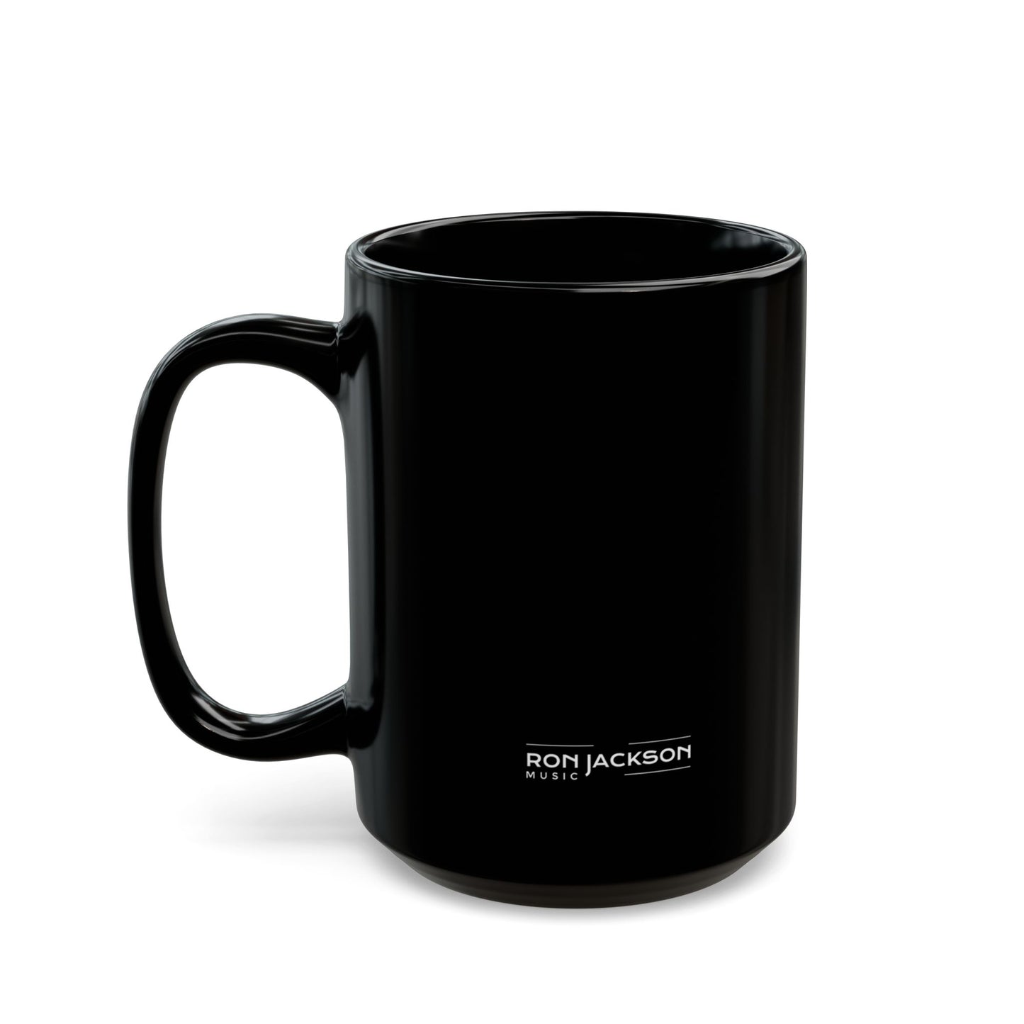 Black Seven String Jazz Guitar Greats Ceramic Mug | Musical Home Goods | Coffee Cup for Guitarists | Novelty Gifts for Jazz Musicians