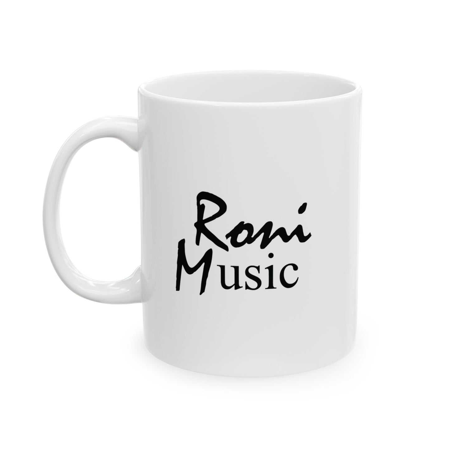 Roni Music – Ron Jackson Music Logo Ceramic Coffee Mug | Stylish Gift for Coffee & Tea Lovers