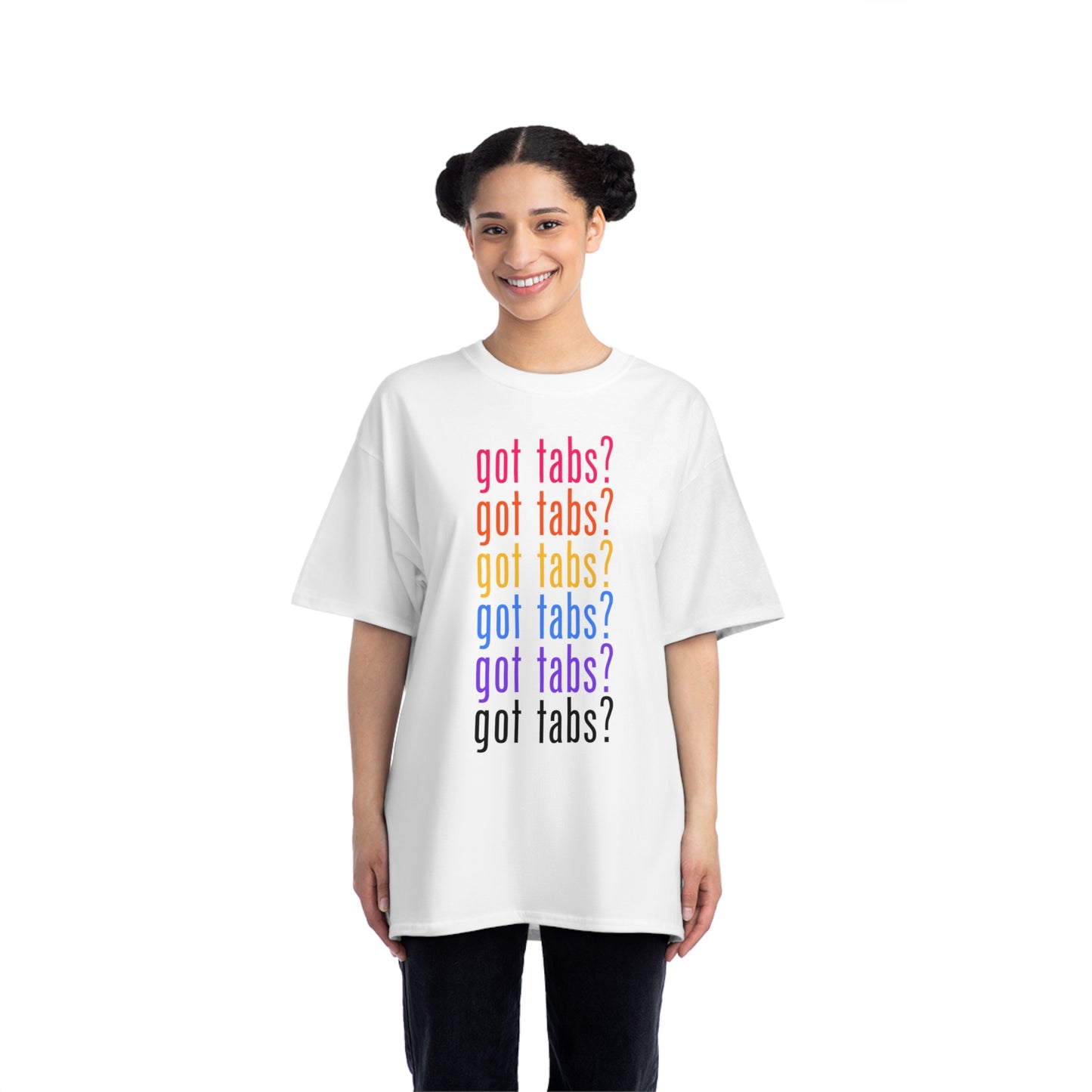 "Got Tabs?" Big & Tall Guitarist T-Shirt | Humorous Musician Apparel | Plus Size Music Tees for Guitar Players