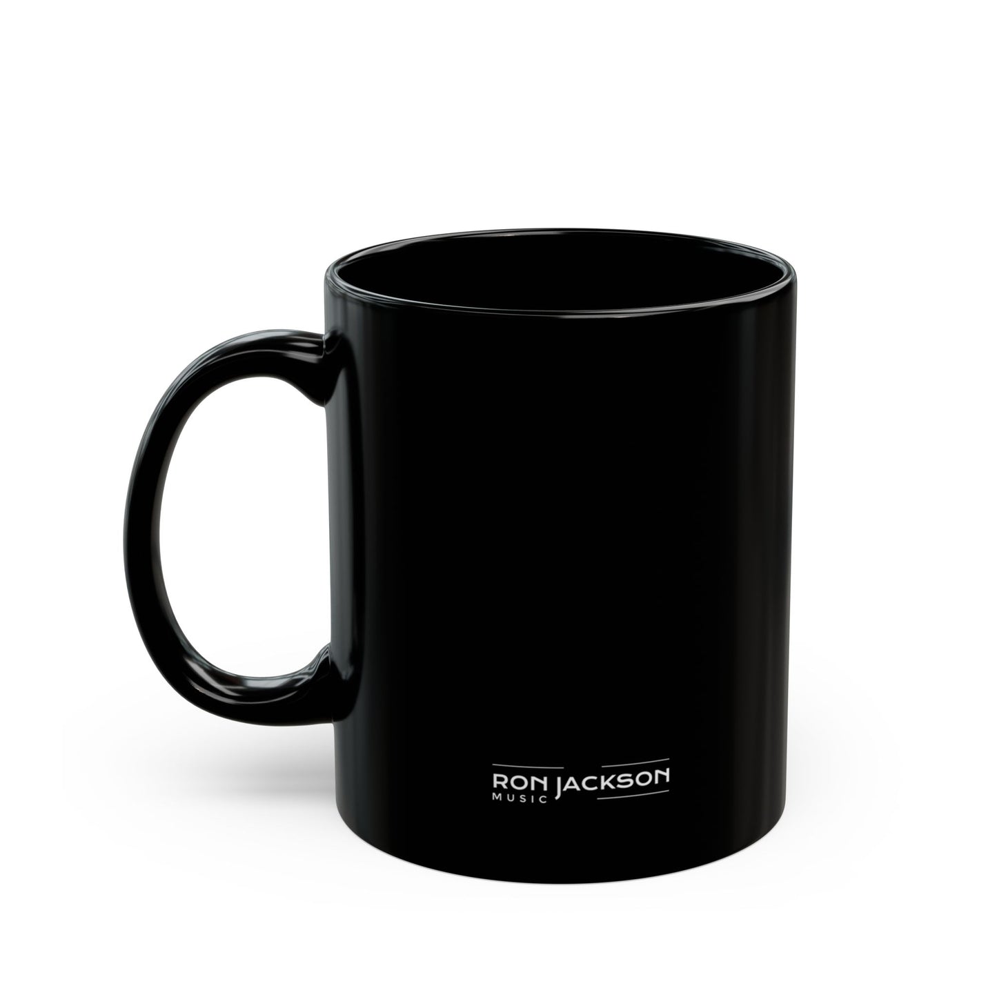 Black Seven String Jazz Guitar Greats Ceramic Mug | Musical Home Goods | Coffee Cup for Guitarists | Novelty Gifts for Jazz Musicians | 7 String Guitar Heros