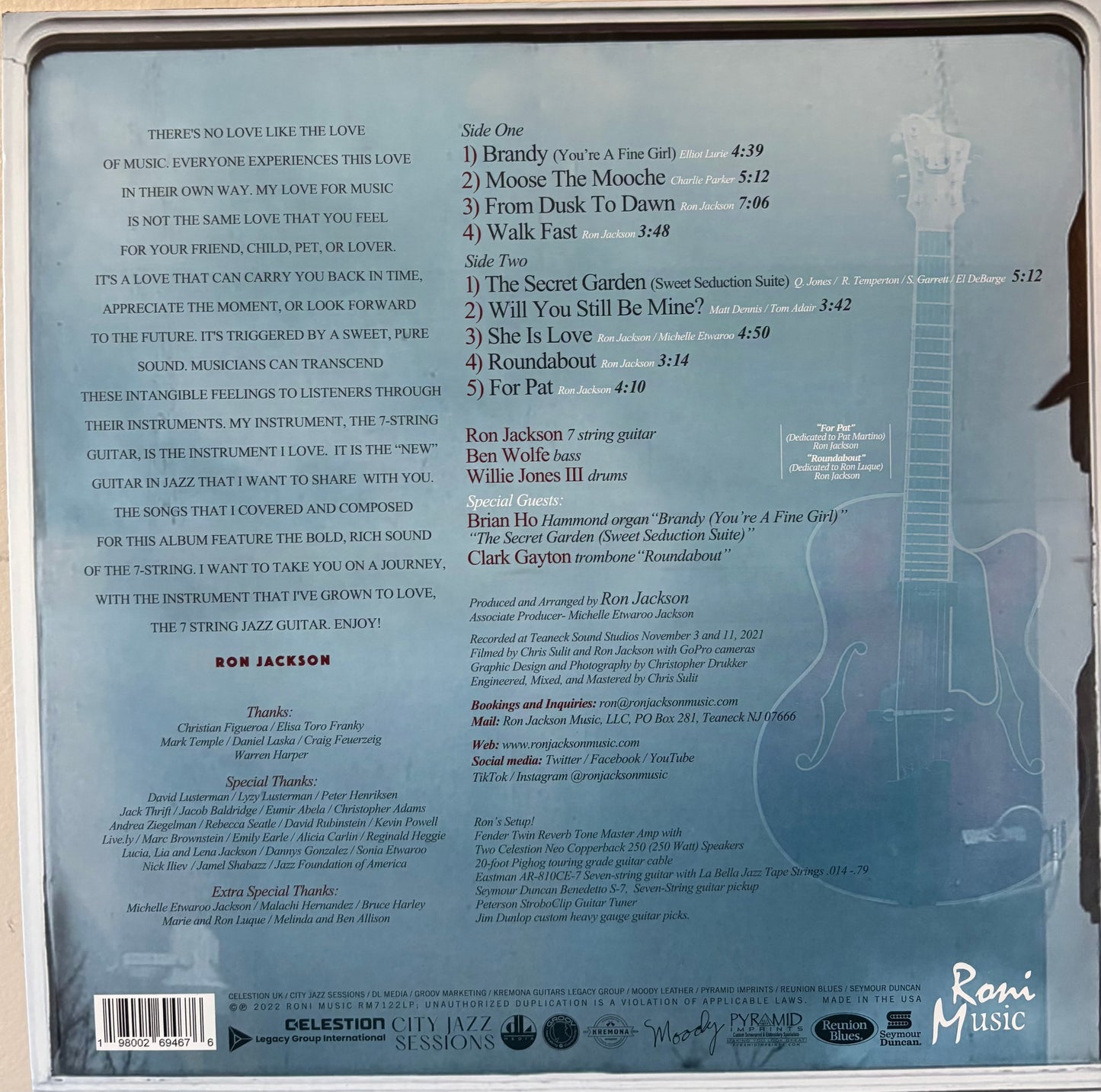 Vinilo "Standards and My Songs" | Edición de coleccionista | ÚLTIMA COPIA | Jazz atemporal en vinilo premium