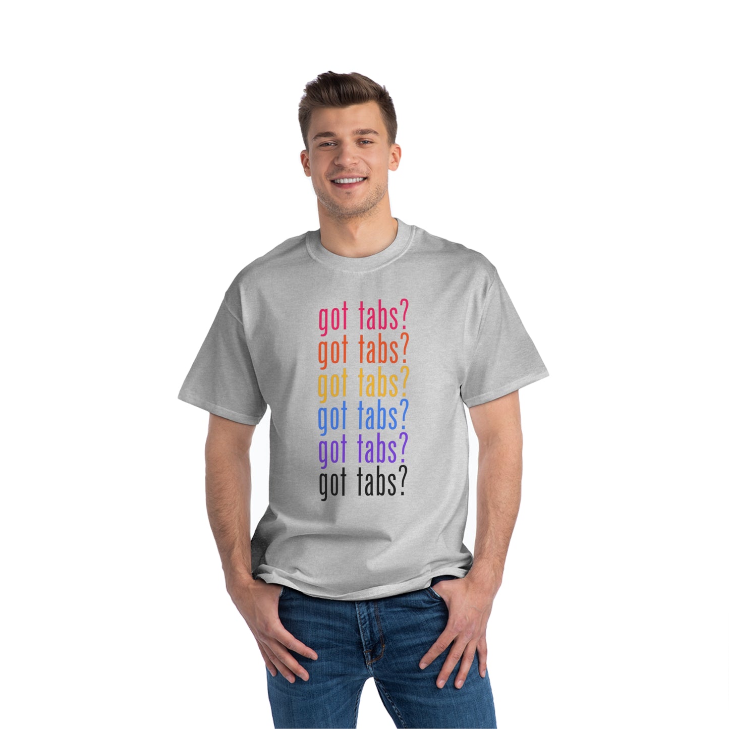 "Got Tabs?" Big & Tall Guitarist T-Shirt | Humorous Musician Apparel | Plus Size Music Tees for Guitar Players