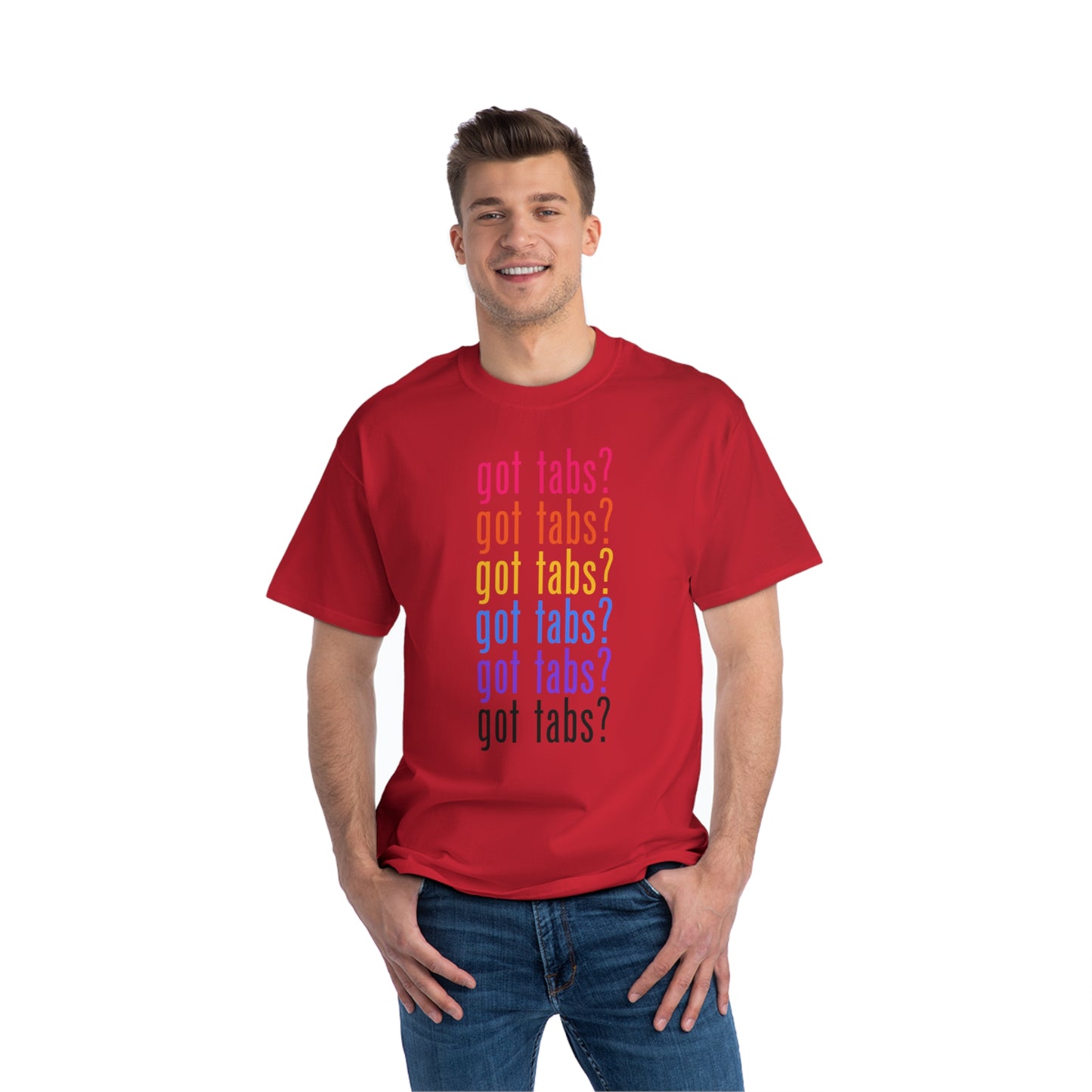 "Got Tabs?" Big & Tall Guitarist T-Shirt | Humorous Musician Apparel | Plus Size Music Tees for Guitar Players