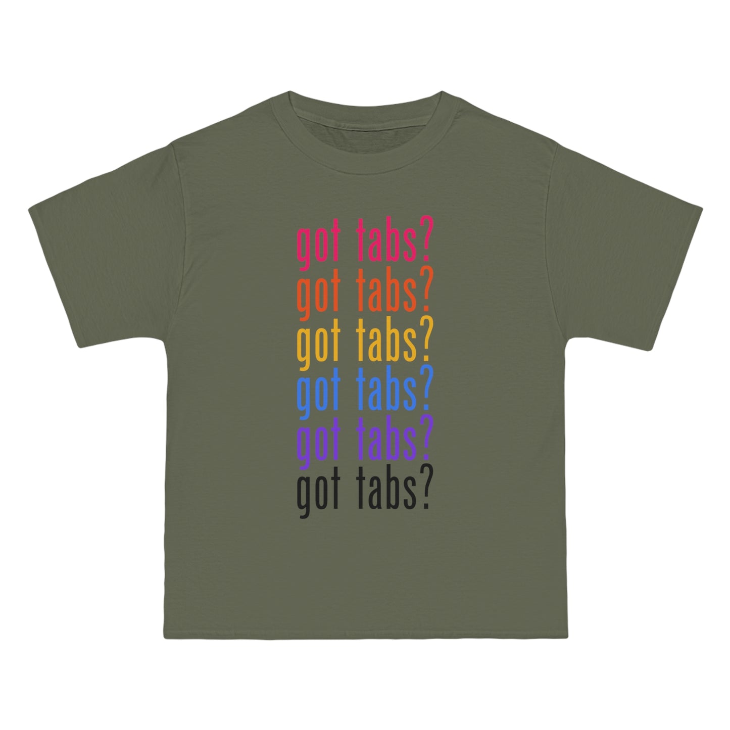 "Got Tabs?" Big & Tall Guitarist T-Shirt | Humorous Musician Apparel | Plus Size Music Tees for Guitar Players