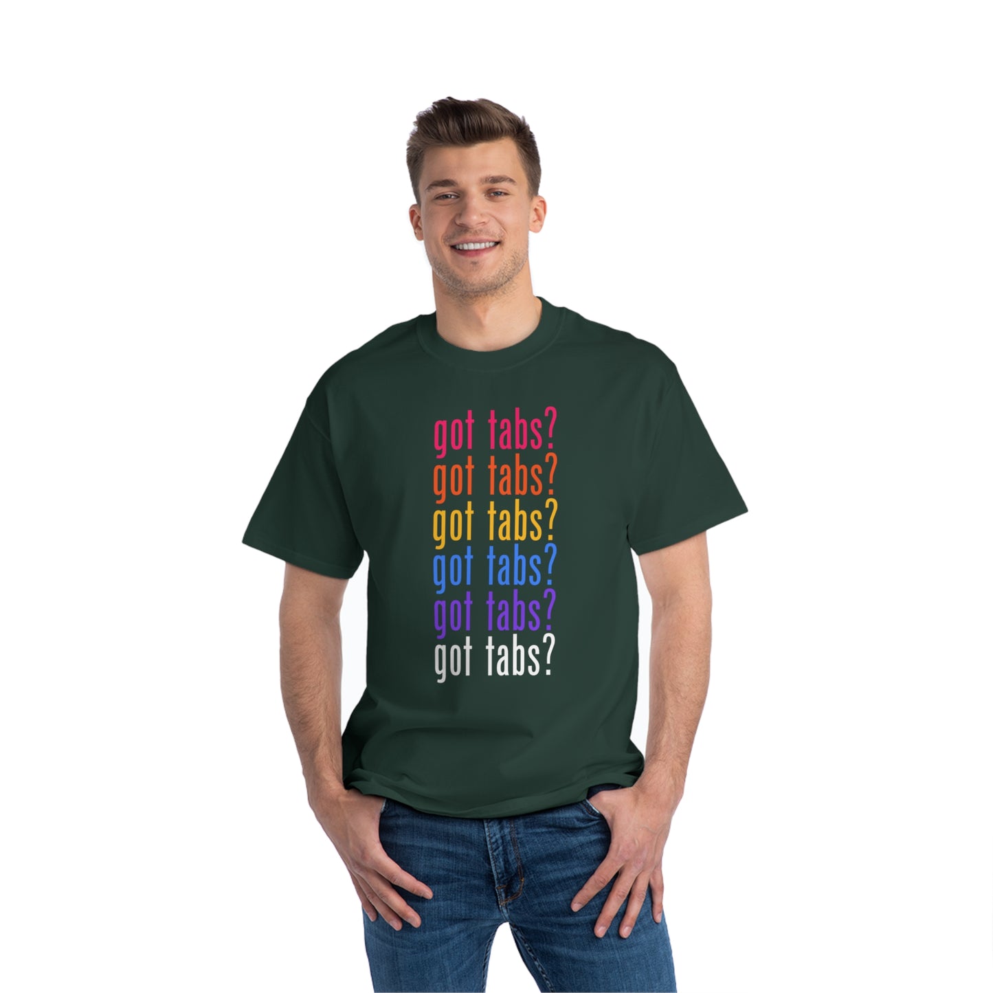 "Got Tabs?" Big & Tall Guitarist T-Shirt | Humorous Musician Apparel | Plus Size Music Tees for Guitar Players