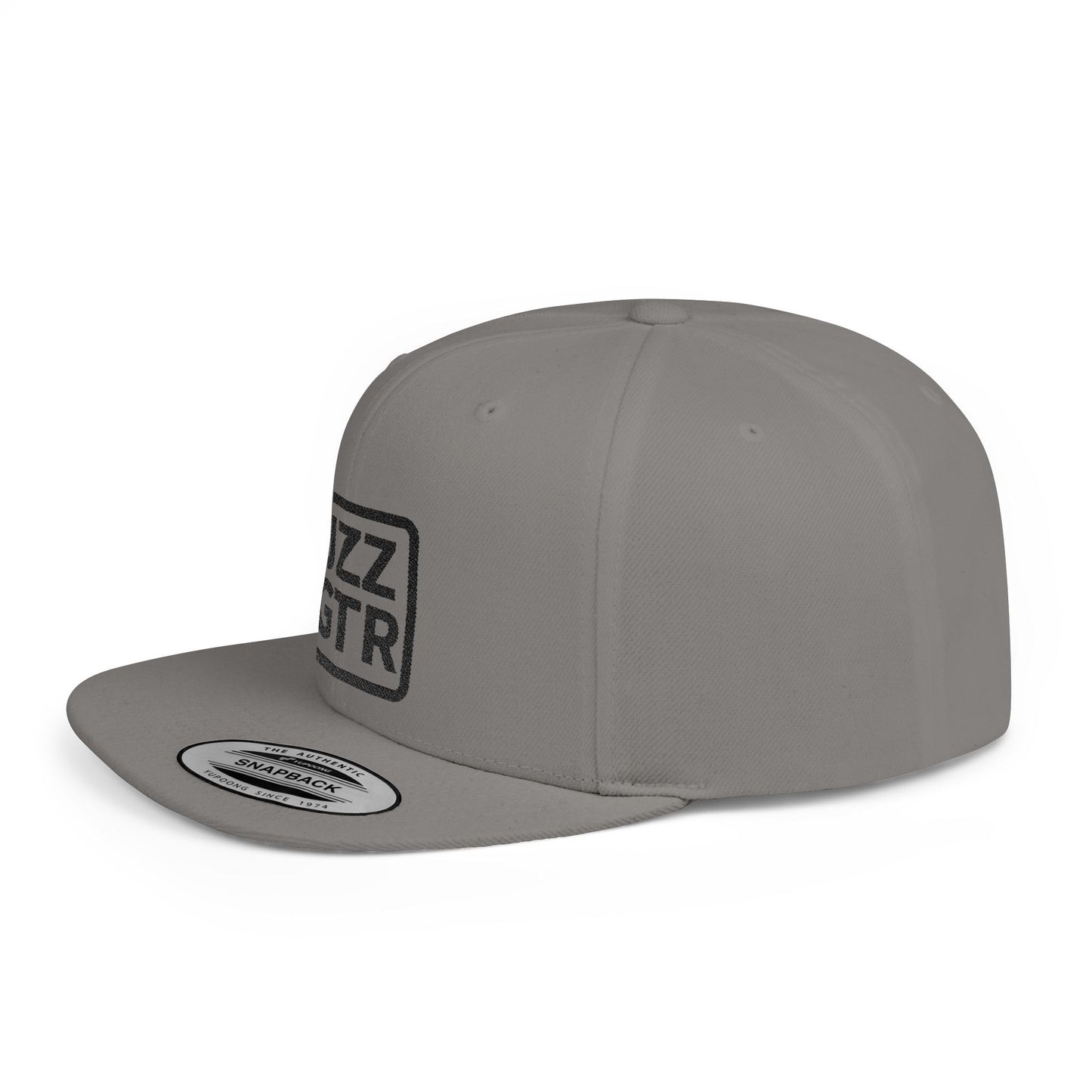 Sophisticated Black Embroidered JZZ GTR ® Snapback Hat, Trendy Snapback Cap, Casual Gift for Jazz Lovers and Jazz Guitarists