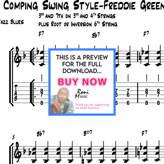 Swing Style Comping with Freddie Greene & Bucky Pizzarelli Techniques | 6-String Guitar Lesson | Essential Rhythm Comping Skills