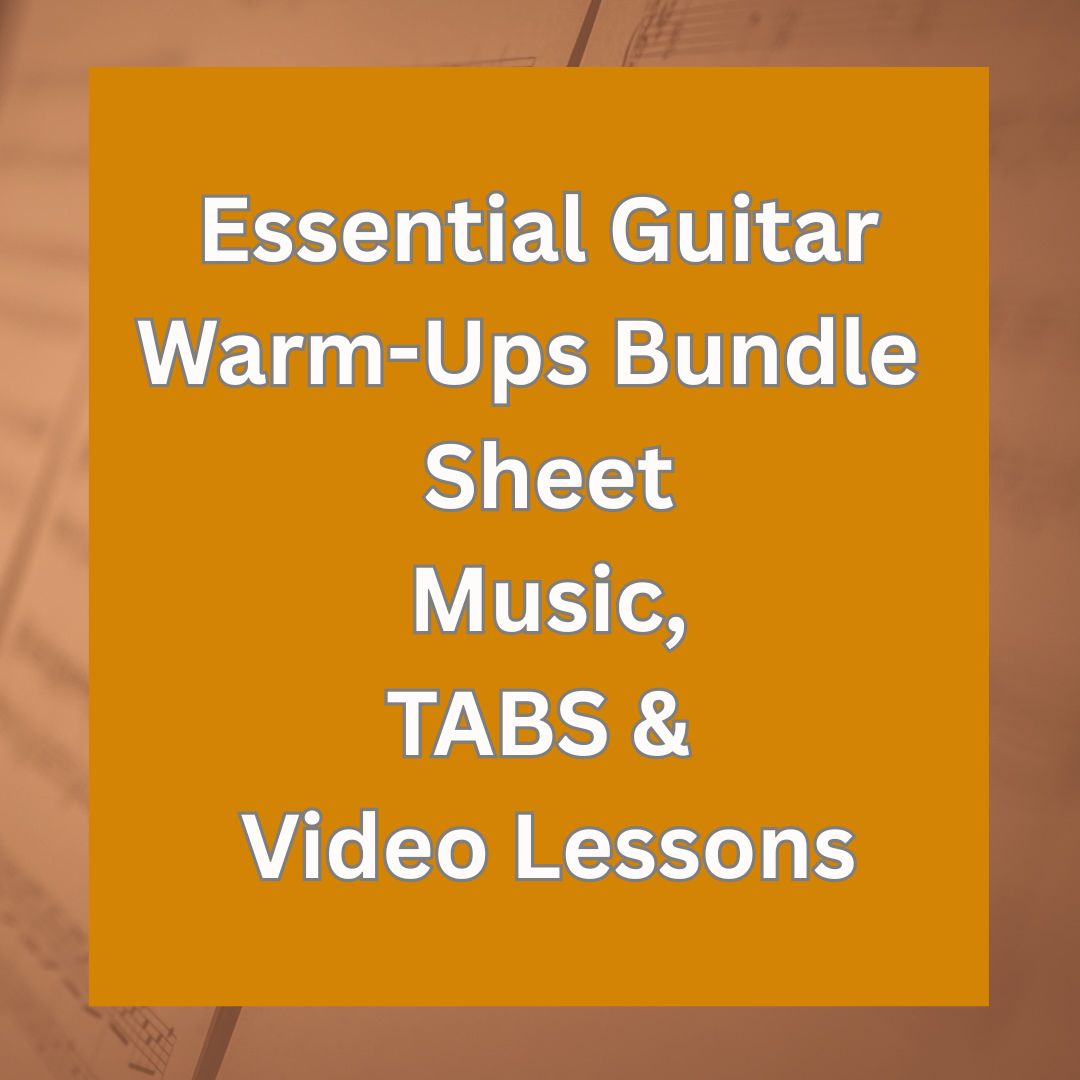 Essential Guitar Warm-Ups Bundle | Sheet Music, TABS & Video Lessons