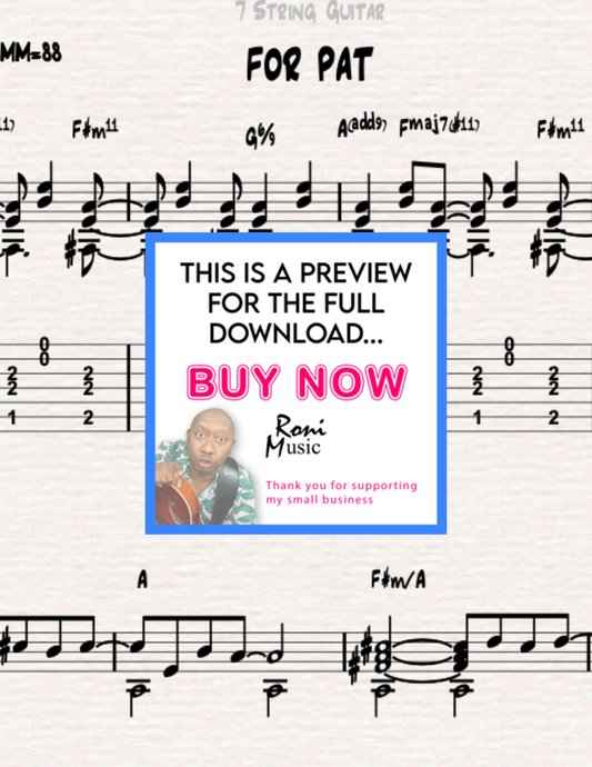 Composición de jazz original "For Pat" | Arreglo célebre para guitarra de siete cuerdas | Selección de las 10 mejores radios de Jazzweek