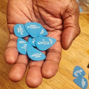 Ron Jackson Signature Custom Picks | Blue Edition | Precision Picks for Jazz Guitarists and Beyond