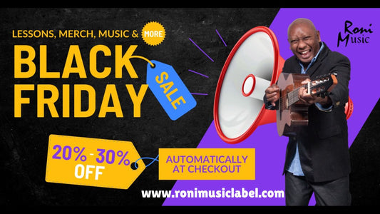 🎸 Early Black Friday Sale Is Here! 20–30% Off Storewide