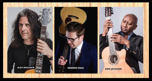 Ron Jackson, George Cole & Alex Skolnick Guitar Trio Tour in January 2025