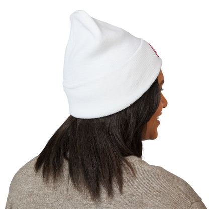 Pink Embroidered JZZ GTR® Beanie Hat | Warm Jazz Guitar Winter Style