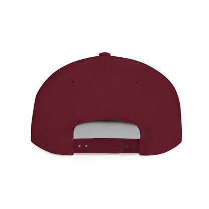 White Embroidered JZZ GTR™ Snapback Hat, Trendy Snapback Cap, Casual Gift for Jazz Lovers and Jazz Guitarists