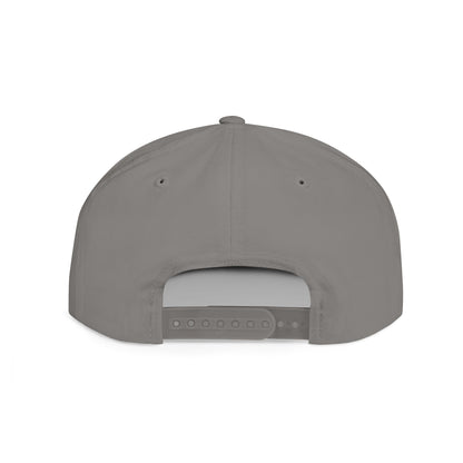 White Embroidered JZZ GTR™ Snapback Hat, Trendy Snapback Cap, Casual Gift for Jazz Lovers and Jazz Guitarists