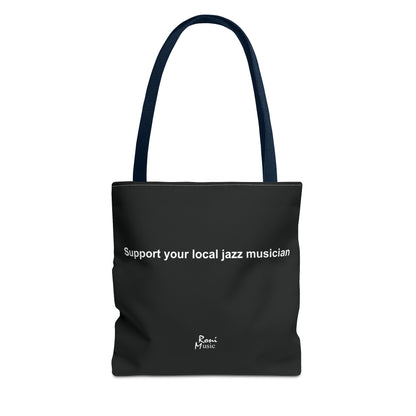 Support a 7-String Jazz Guitarist Tour Bag | Ron Jackson Music Logo Tote