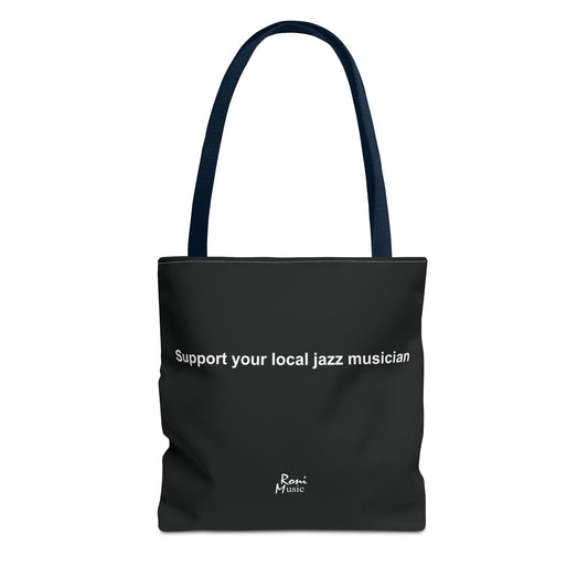 Support a 7-String Jazz Guitarist Tour Bag | Ron Jackson Music Logo Tote