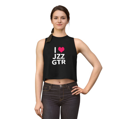 I Heart JZZ GTR™ Racerback Cropped Tank