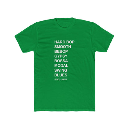 Ron's Jazz Styles T-Shirt | Conversation Piece Tee | Gifts for Musicians and Music Teachers