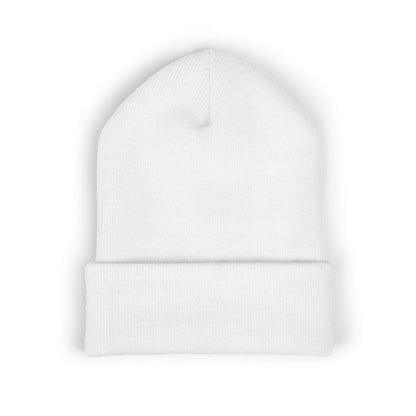 Pink Embroidered JZZ GTR® Beanie Hat | Warm Jazz Guitar Winter Style