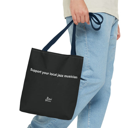 Support a 7-String Jazz Guitarist Tour Bag | Ron Jackson Music Logo Tote