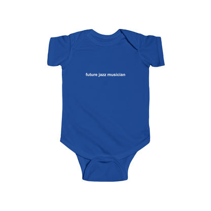 Future Jazz Musician Onesie for Babies | Baby Announcement Prop | Musical Family Infant Clothing | Novelty Gifts for Jazz Musicians