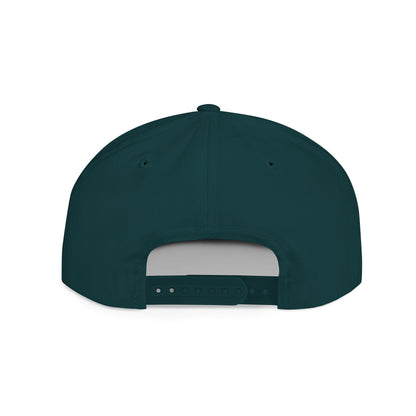 White Embroidered JZZ GTR™ Snapback Hat, Trendy Snapback Cap, Casual Gift for Jazz Lovers and Jazz Guitarists