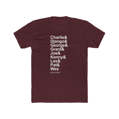 6 String Jazz Guitar Heroes Tee Shirt